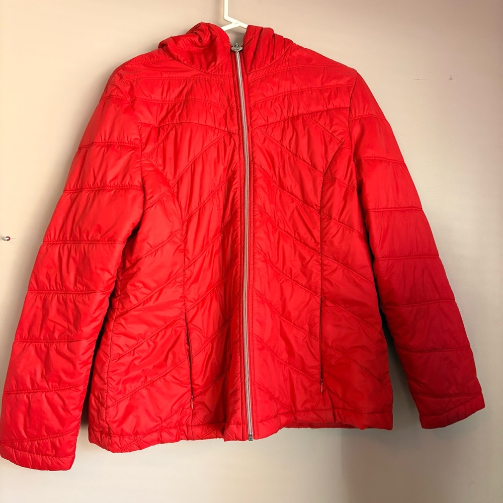 💙Guess Red Puffer Jacket